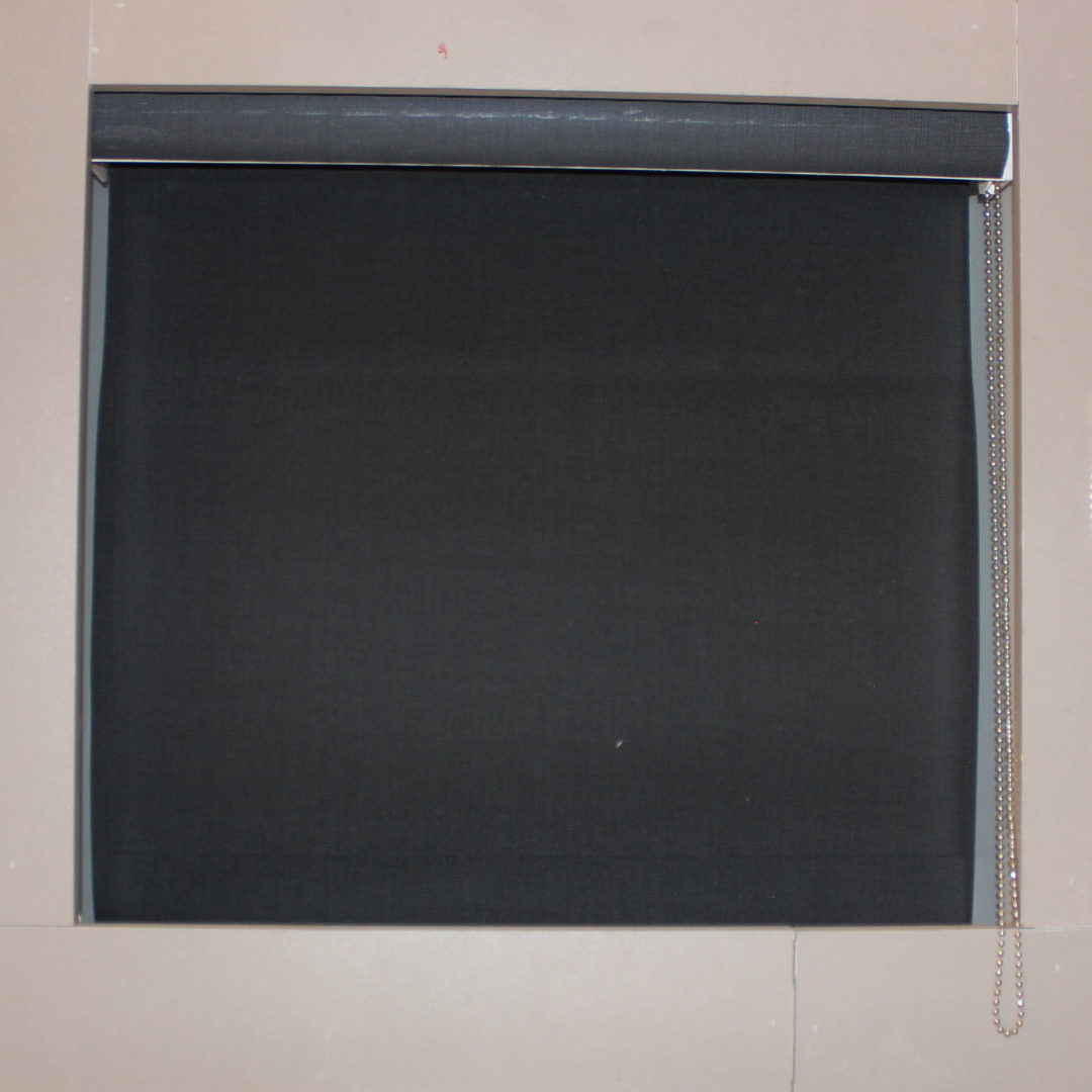 Black - Sunscreen Roller Blind