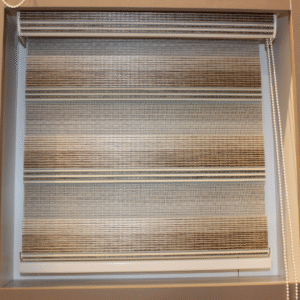 Woven Timber - Zebra Blind