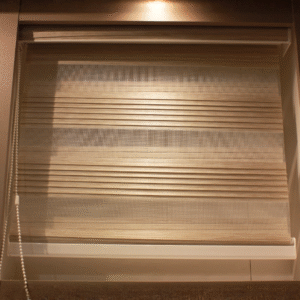 Layered Timber - Zebra Blind