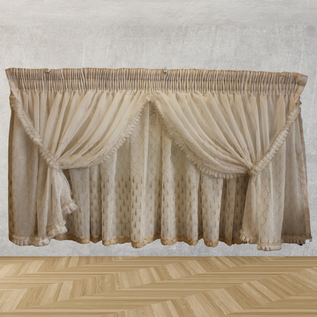 Raindrop Kitchen Curtain