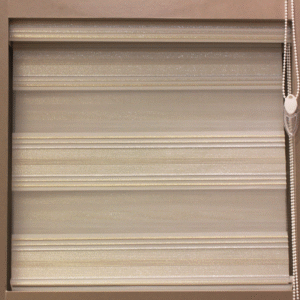 Silver Cream - Zebra Blind