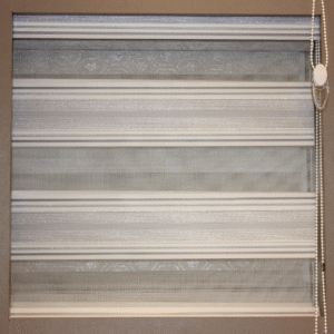 Elegant Silver - Zebra Blind